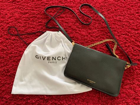 givenchy tasche umhängetasche|Givenchy card holder bag.